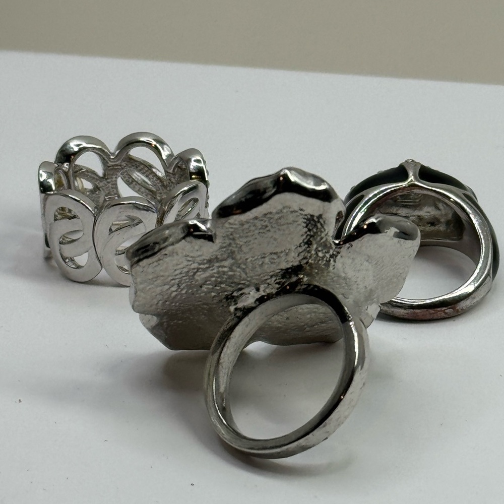 Statement sparkly Ring Set - Picture 3 of 8